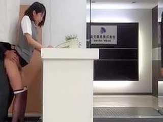 Oriental Beauty's Juicy Nippon Sex with Repairman Gone Wild at Work XXX