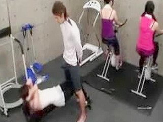 Inciting Rising Nipples - A Tokyo Trainer Gym Session